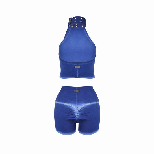 Valkrie Set Top Short Denim