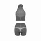 Valkrie Set Top Short Grey