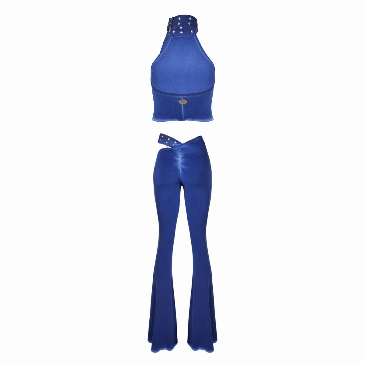 Valkrie Set Top Pants Belt Denim
