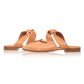 Taj Mahal Pointy Toe Mules In Tan