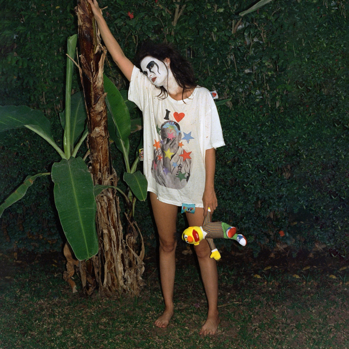 I LOVE DOLPHINS DISTRESSED TEE