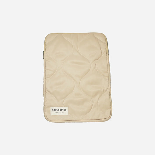 Laptop cover beige