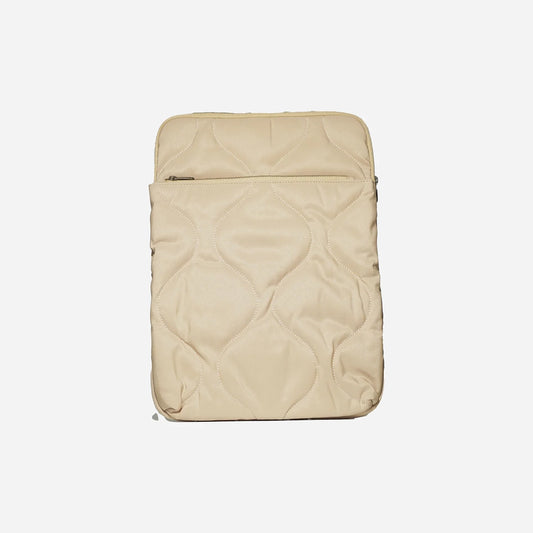 Laptop cover beige