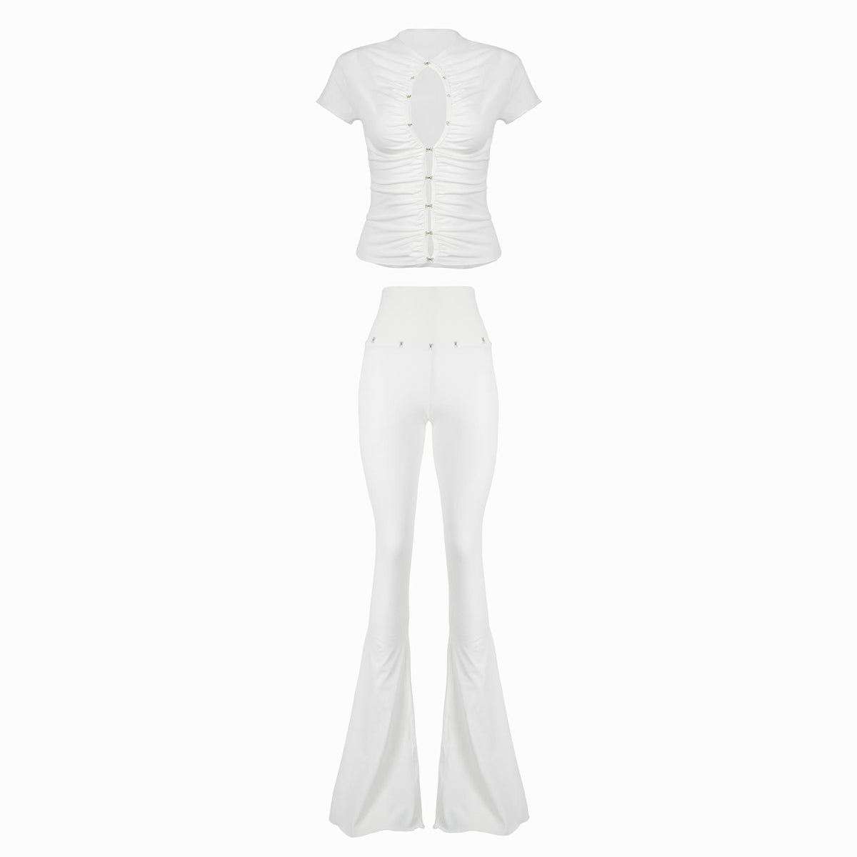 Valkrie Set Tee Pants Hook White