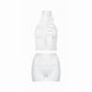 Valkrie Set Top Short White