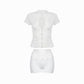 Valkrie Set Tee Short White