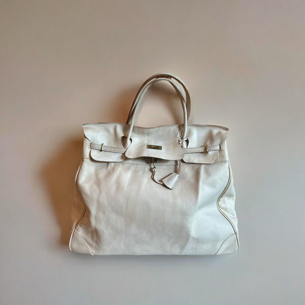 Weekender white bag – Curated Indonesia