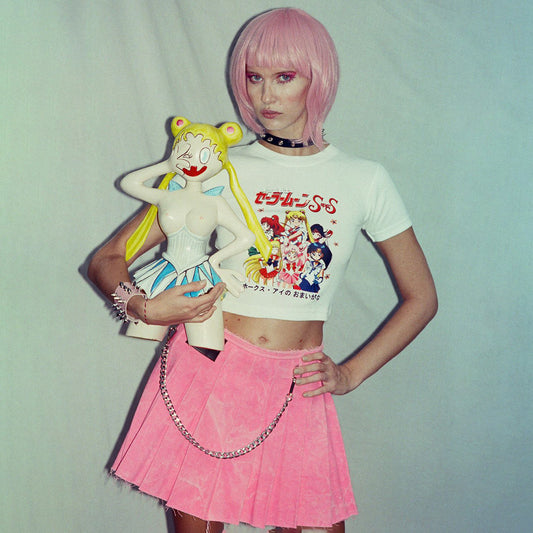 “SAILOR MOON” CROP TEE