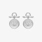 Earring Scarab Silver