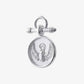 Earring Scarab Silver