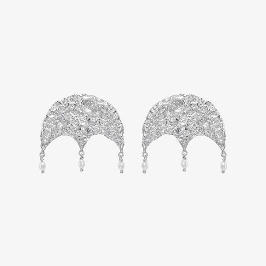 Earring Cradle Silver