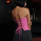 Long Slim Corset Pink