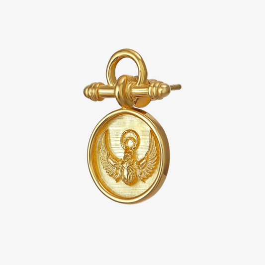 Earring Scarab Gold