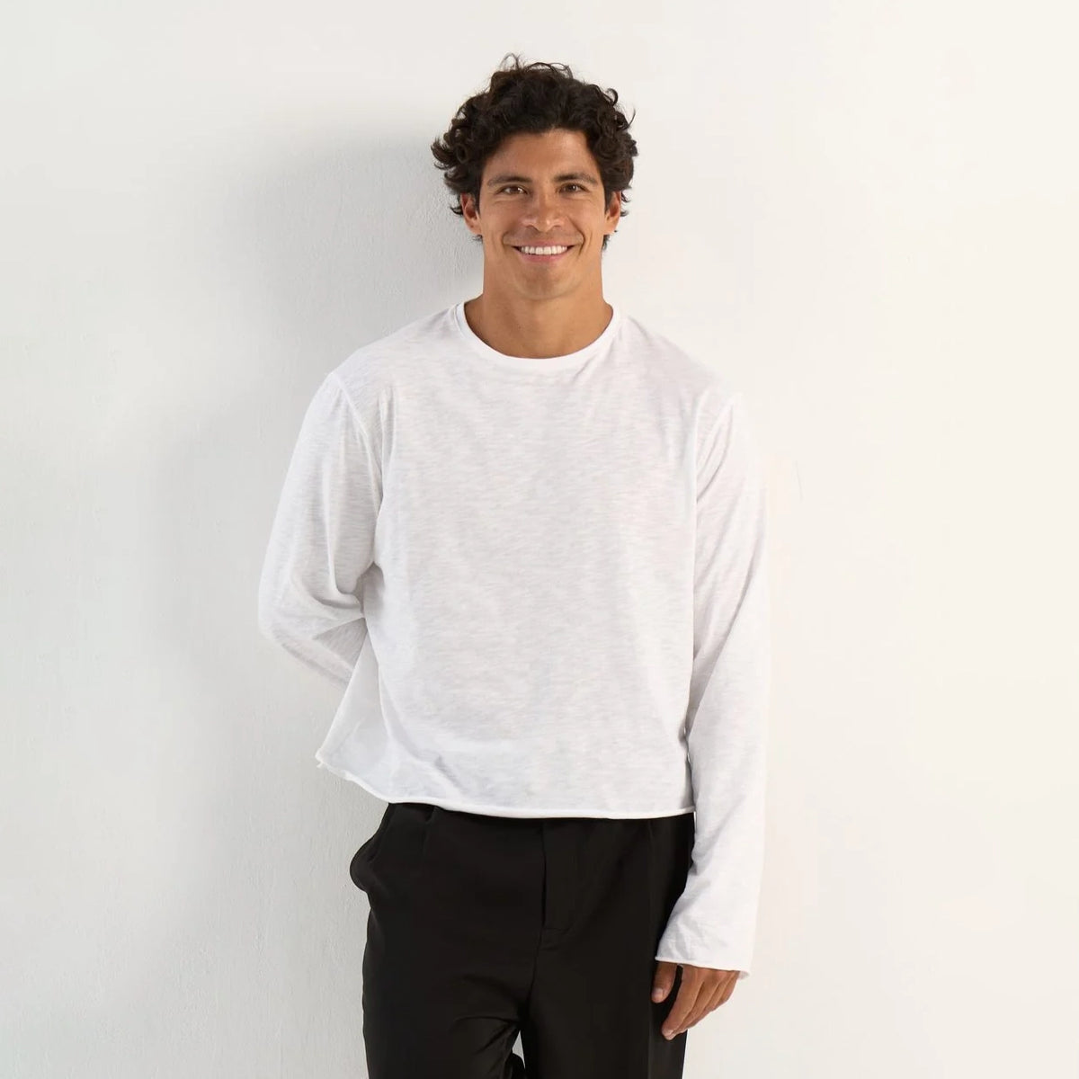 Aime Daily Longsleeve White