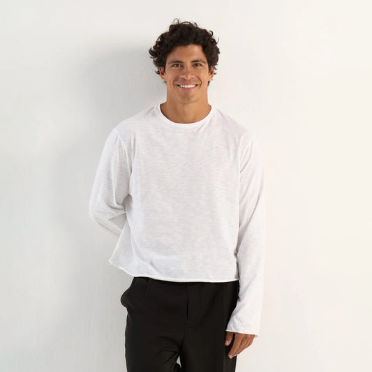 Aime Daily Longsleeve White
