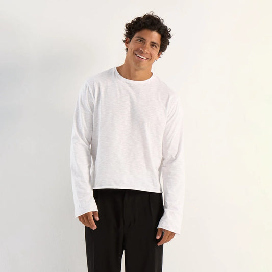 Aime Daily Longsleeve White