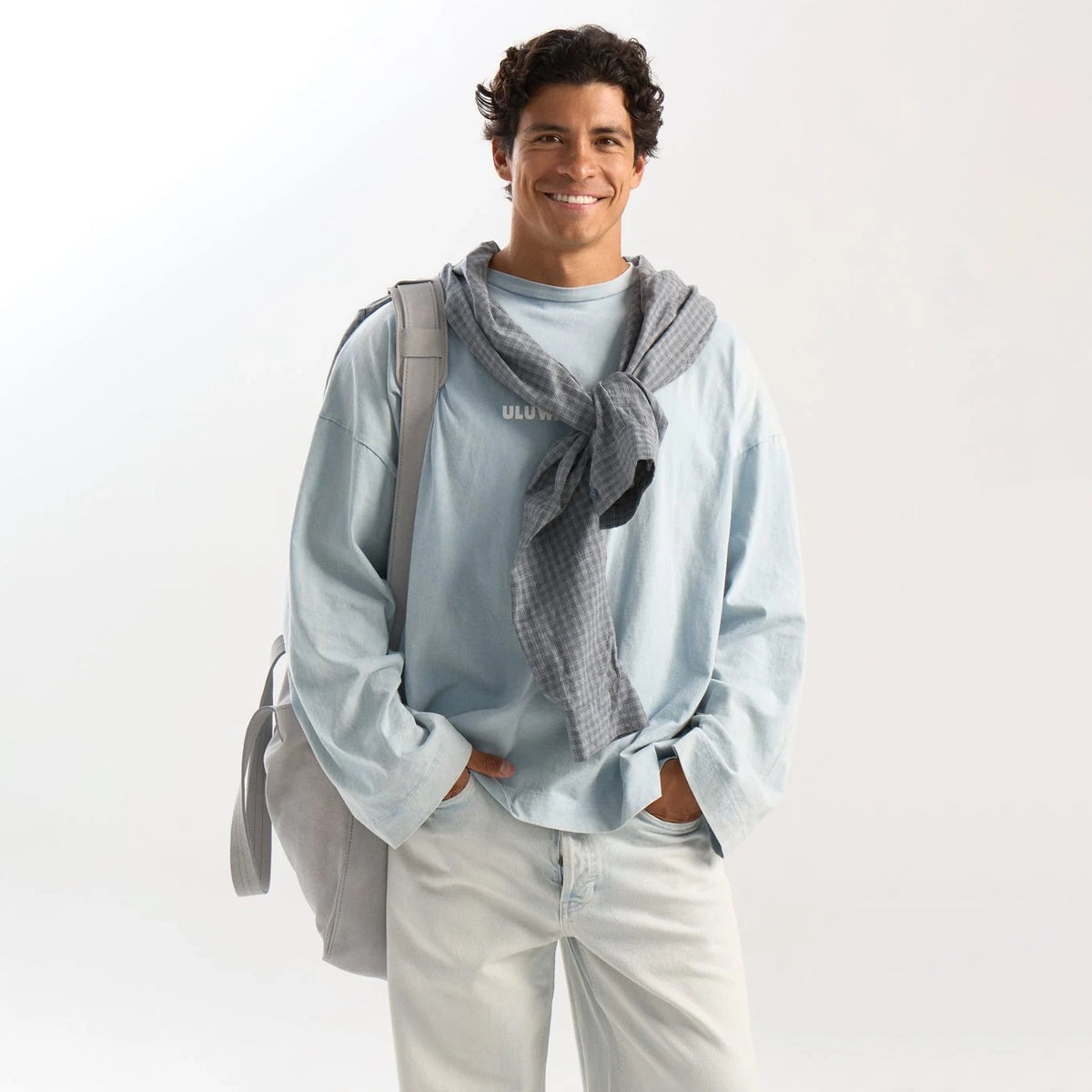 Longsleeve Uluwatu Boy In Blue Stone Wash