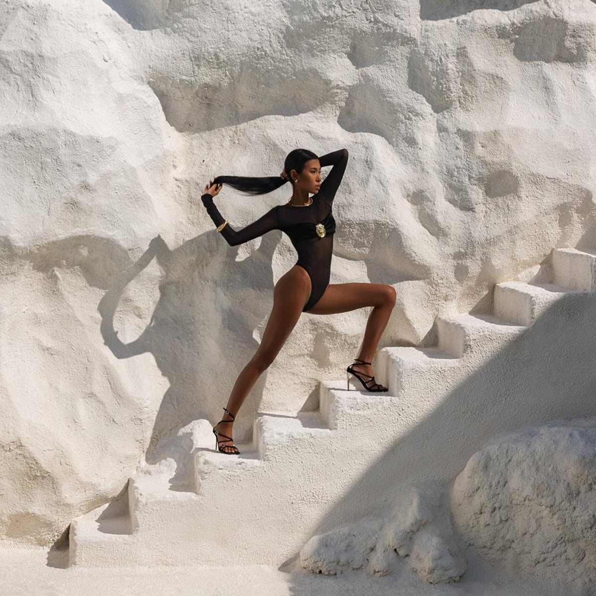 Aurelia Bodysuit In Black