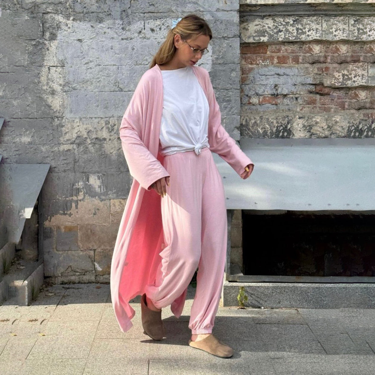 JASMINE MAXI CARDIGAN PINK