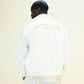 SILK VELVET TRACK JACKET WHITE