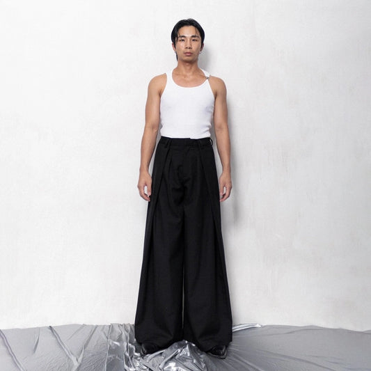 DOUBLE MAJOR TROUSERS BLACK