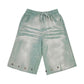 BBH SHORT FRENCH TERRY SW LONG DIAMOND IN GREEN