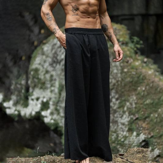 LOOSE PANTS BLACK