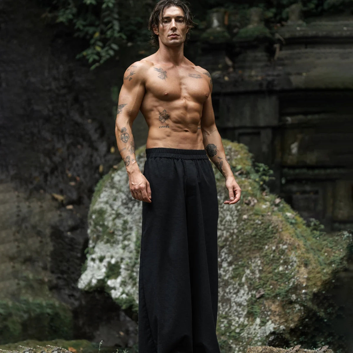 LOOSE PANTS BLACK
