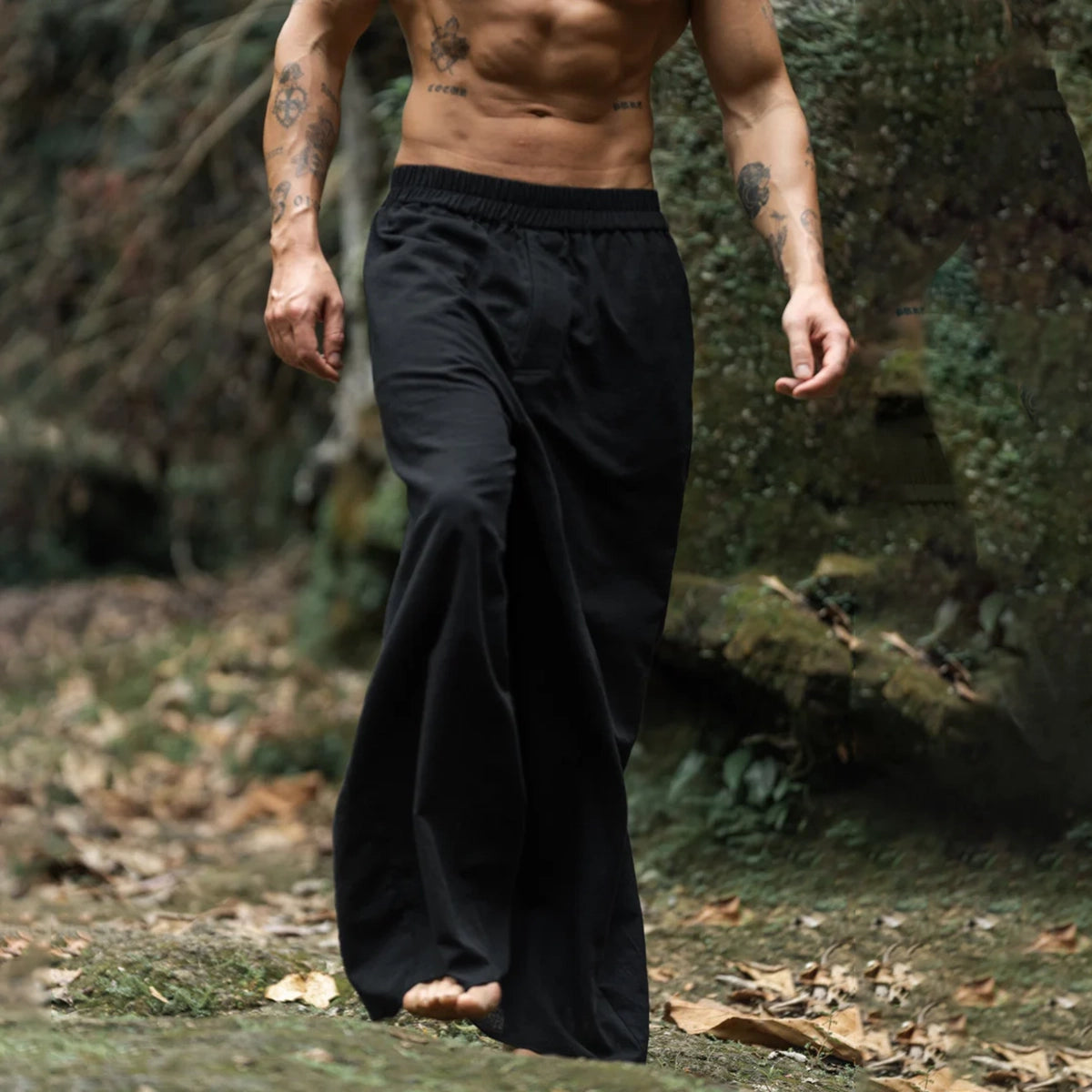 LOOSE PANTS BLACK