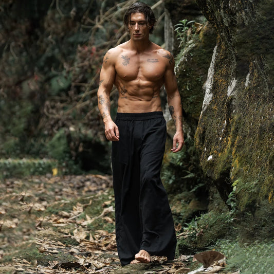 LOOSE PANTS BLACK