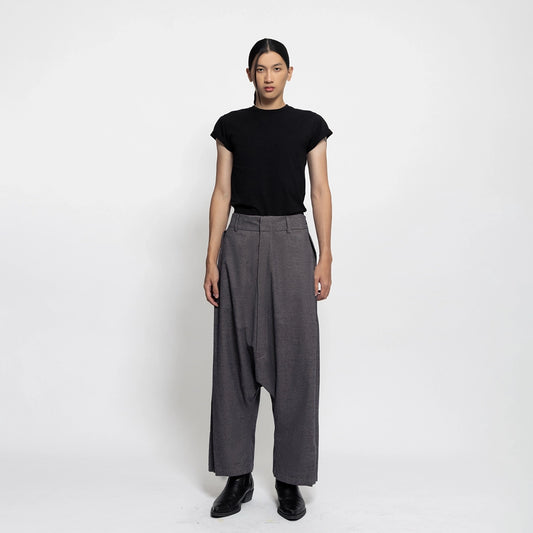 DOME TROUSERS HERRINGBONE