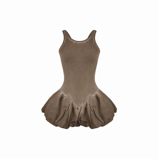 Ballerina Catsuit In Brown