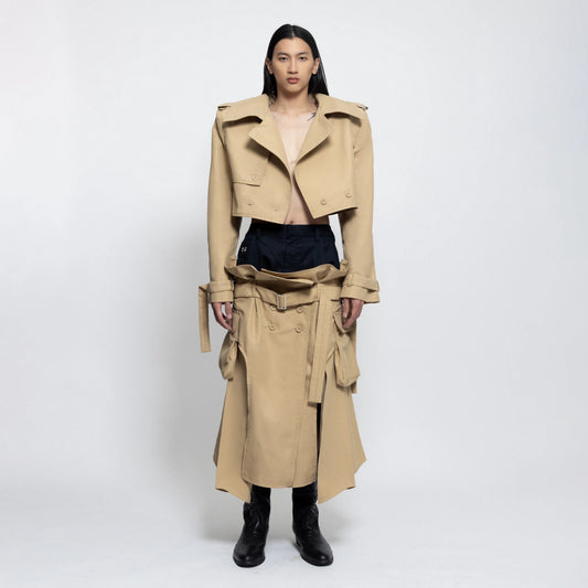 TRENCH STRUCTURED JACKETS BEIGE