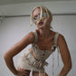 Cotton corset & skirt in cream