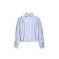 CUBICAL BOXY SHIRT LIGHT BLUE
