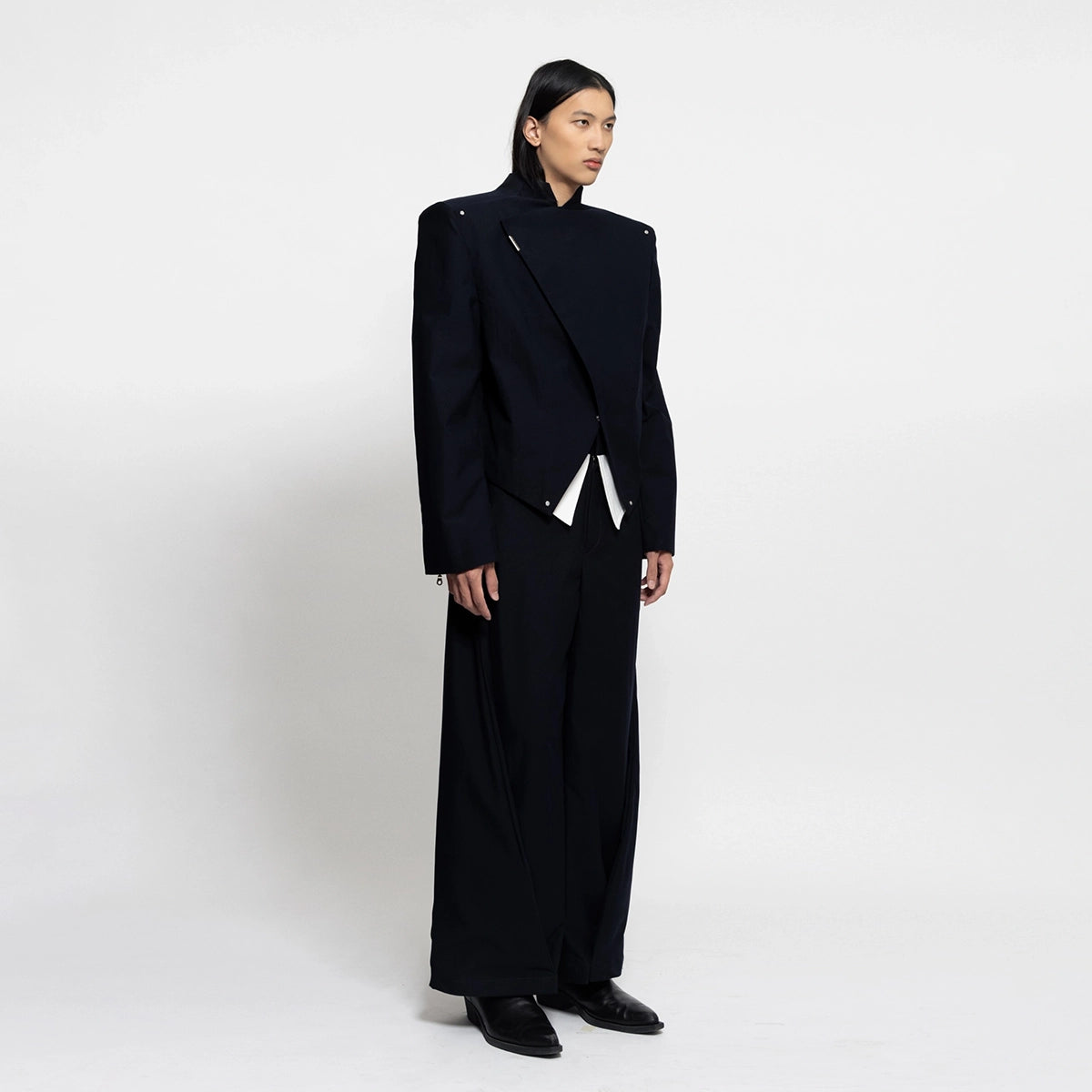 ANGULAR BOXY BESKAP NAVY