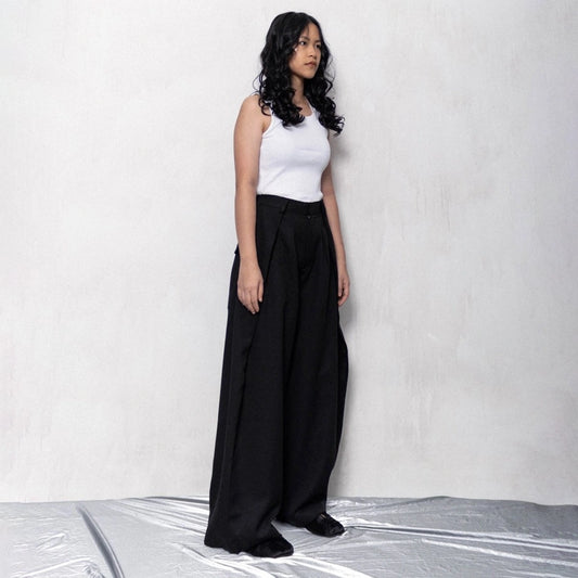 DOUBLE MAJOR TROUSERS BLACK
