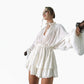 Barocco Dress in White
