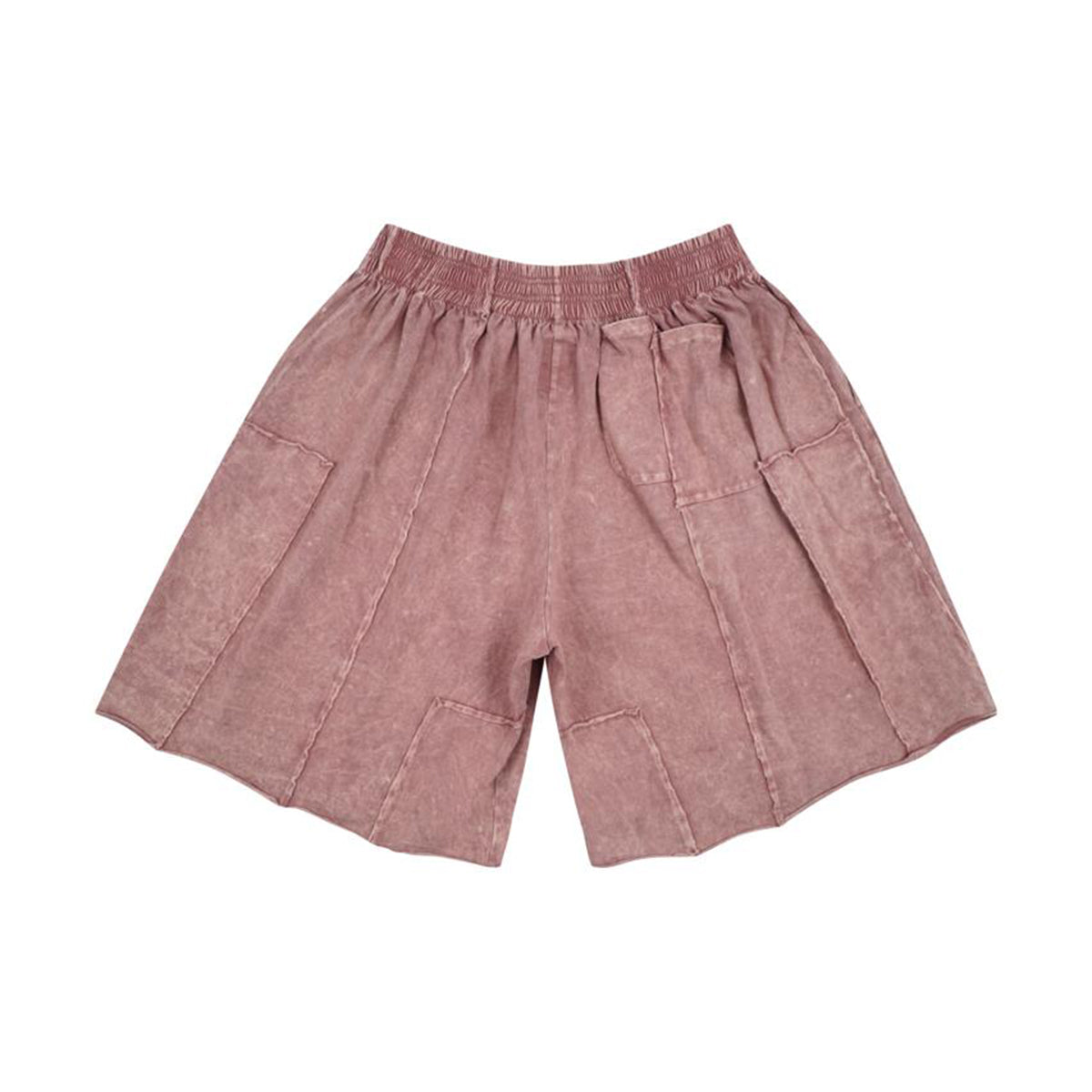 SHORT PIECE STONEWASHED IN PINK