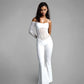 Mesh Catsuit In White