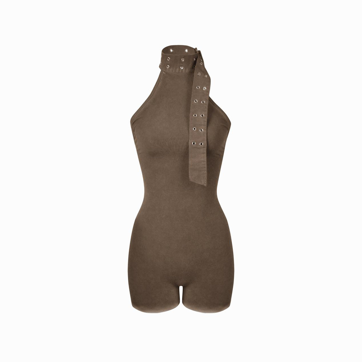 Valkyrie Short Catsuit Brown