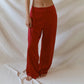 PANTS BAL SILK RED