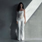 Mesh Catsuit In White