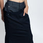 TILT MAXI SKIRT BLUE DENIM