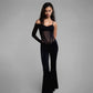 Mesh Catsuit In Black