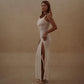 APHRODITE DRESS WITH HOOD IN WHITE