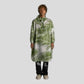 Leafy green raincoat