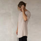 Long tee beige