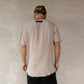 Long tee beige