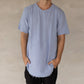 Long tee blue